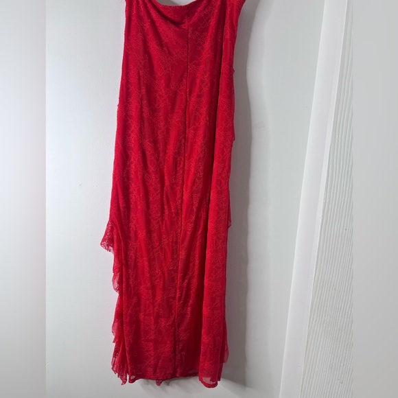 NWT Wild Fable Lace Ruffle Maxi Bodycon Dress Strapless Maxi Dress XXL Party - Picture 9 of 9